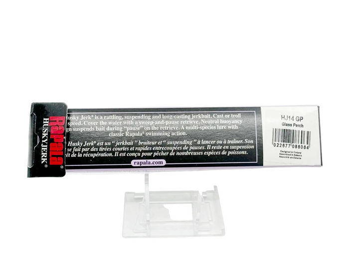 Rapala Husky Jerk HJ14, GP Glass Perch Color, in Box