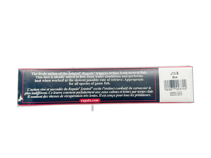 Rapala Jointed J13, B Blue Color, in Box