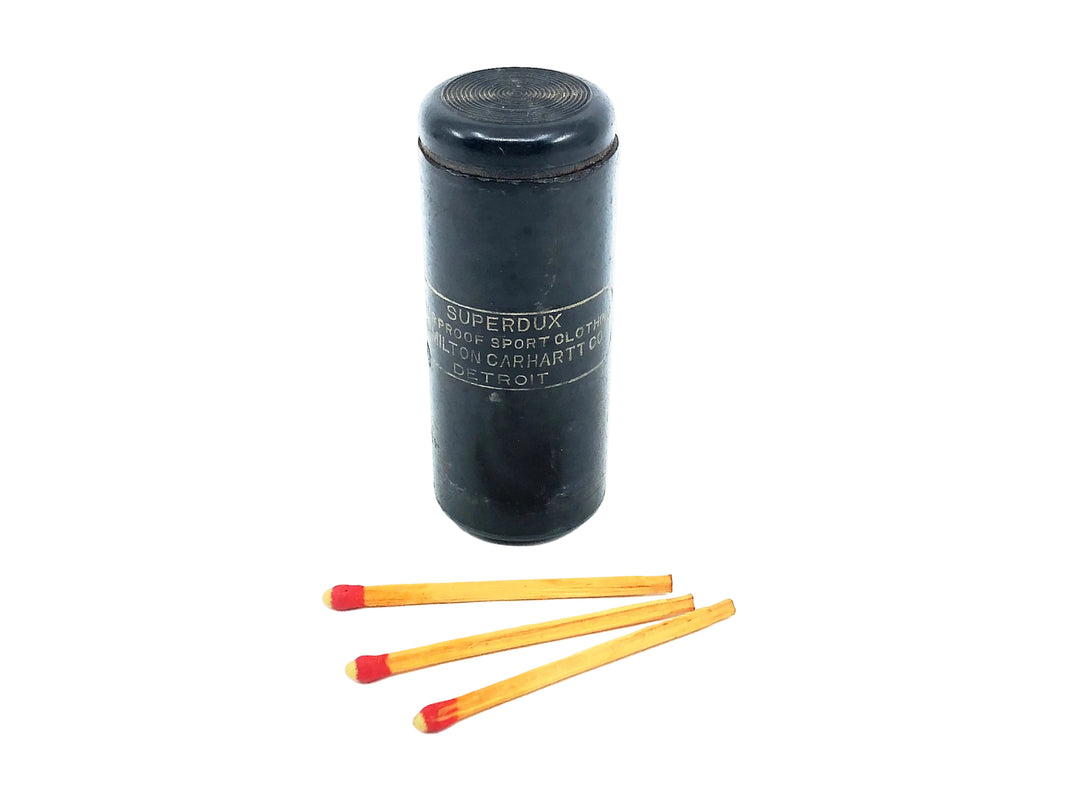 Superdux Super Dux Co. Carhartt Bakelite Waterproof Match Safe - 1930s