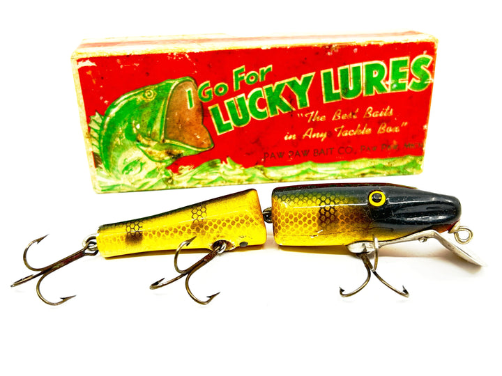 Paw Paw Lucky Lures Jointed Pikie Perch Color with Box