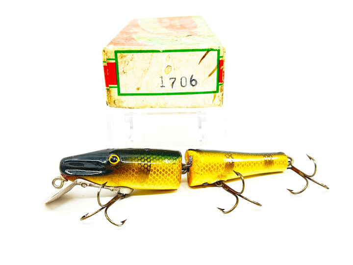 Paw Paw Lucky Lures Jointed Pikie Perch Color with Box