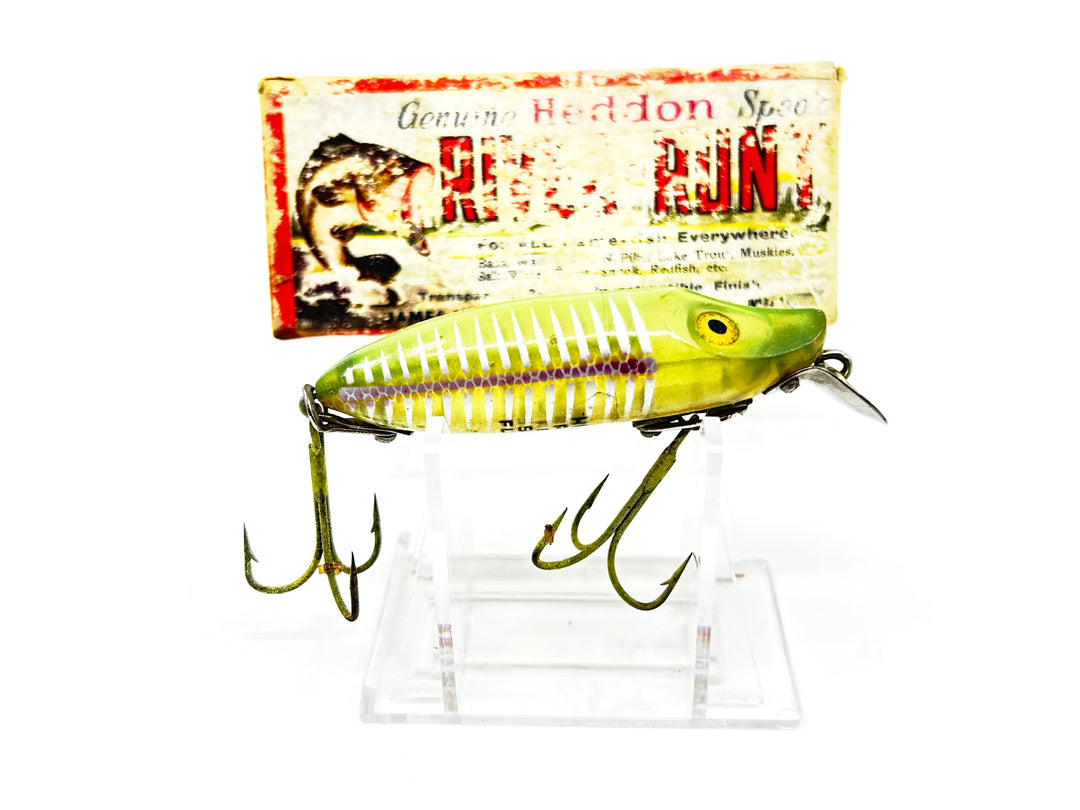 Heddon River Runt 9409XGF Greenfish Shore Minnow Color with Box / Catalog