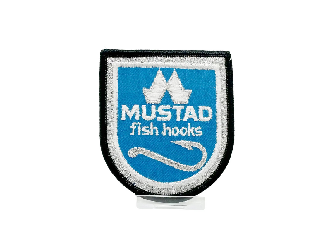 Mustad Fishing Hooks Patch