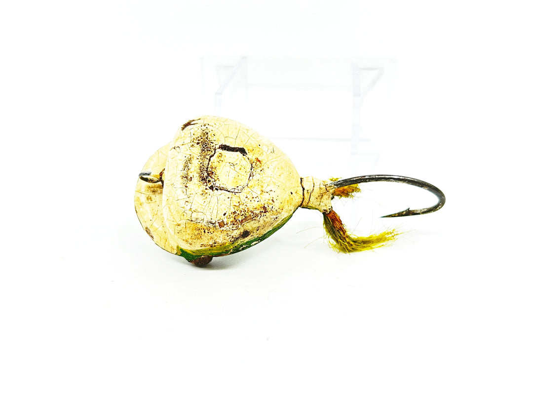 Hub Bait Co. Muk-Cha-Ko Frog Lure Green with Yellow Spots (Black Centers) Color
