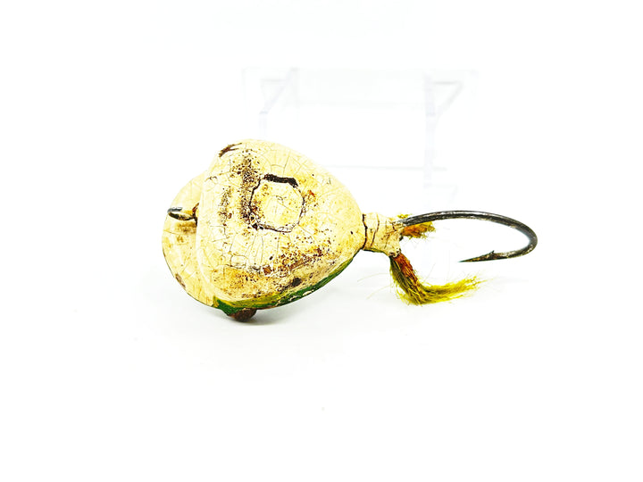 Hub Bait Co. Muk-Cha-Ko Frog Lure Green with Yellow Spots (Black Centers) Color