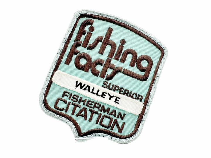 Fishing Fact Walleye Patch