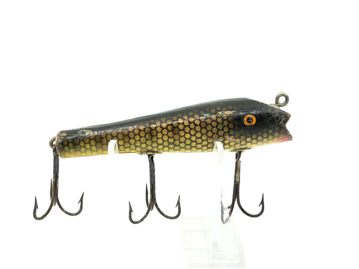 South Bend / Best-O-Luck #922 Darting Bait, Perch Scale Color