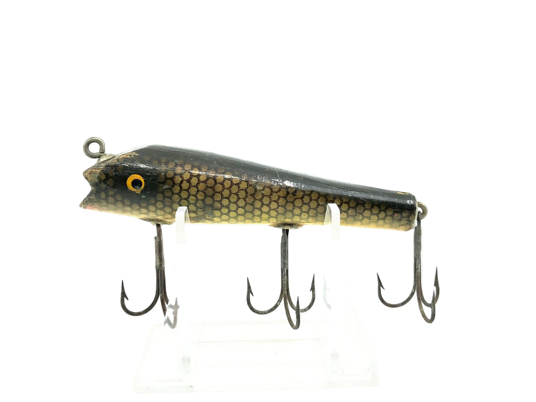 South Bend / Best-O-Luck #922 Darting Bait, Perch Scale Color