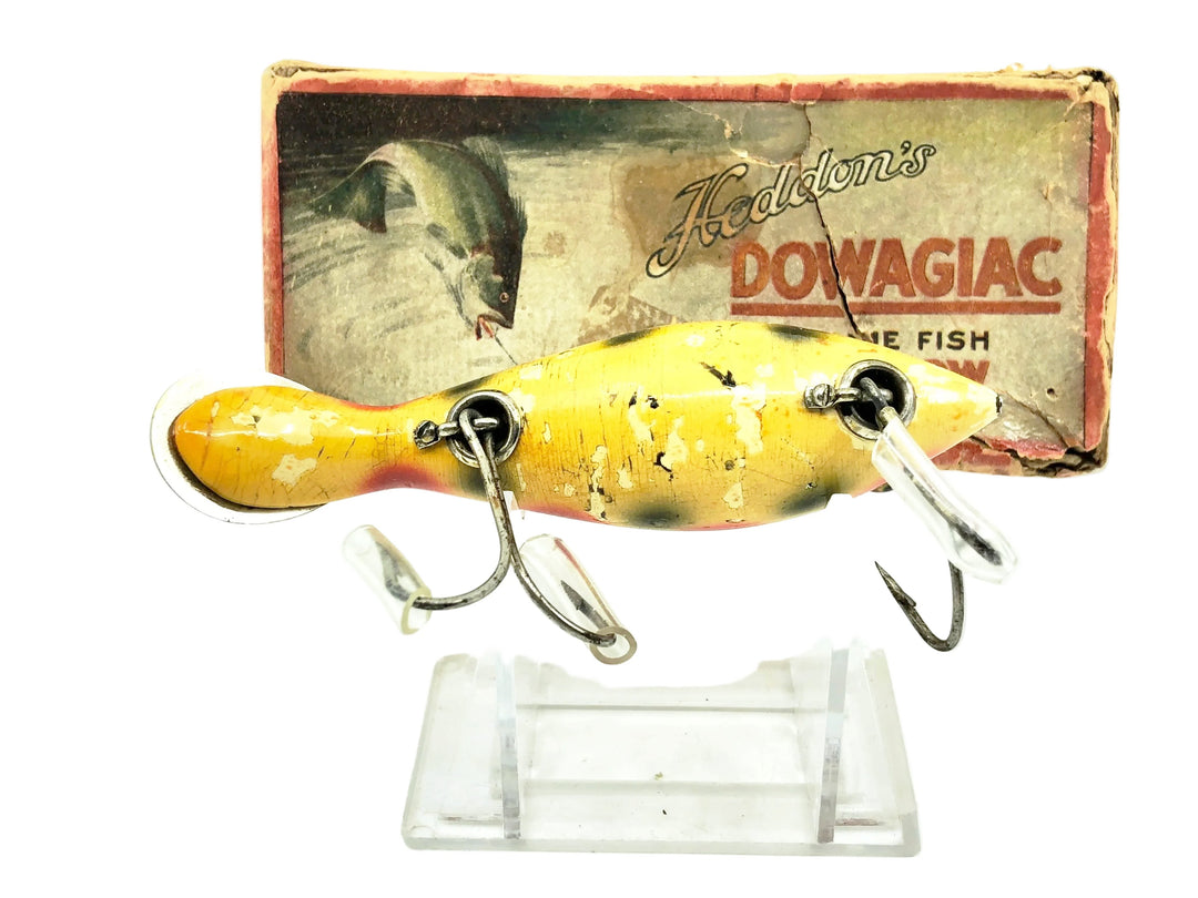 Heddon Wooden 5000 Tadpolly, Strawberry Color, L-Rig w/Box