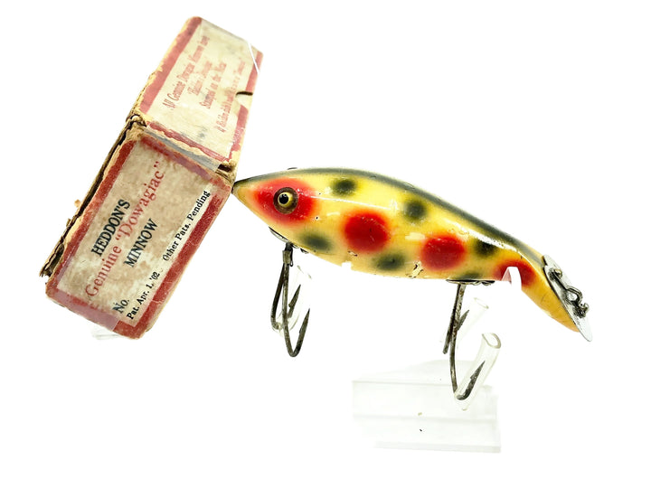 Heddon Wooden 5000 Tadpolly, Strawberry Color, L-Rig w/Box