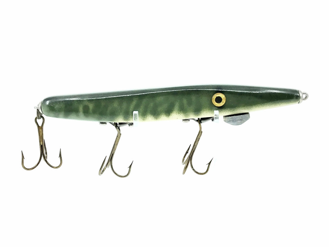 Alzbaits Weighted Jerkbait Musky Lure, Musky Scale Finish Color - Signed
