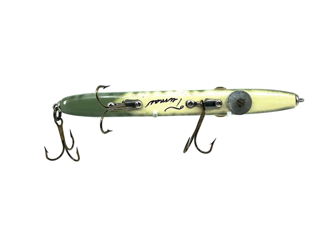 Alzbaits Weighted Jerkbait Musky Lure, Musky Scale Finish Color - Signed