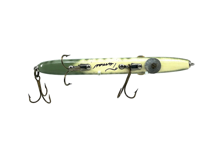 Alzbaits Weighted Jerkbait Musky Lure, Musky Scale Finish Color - Signed