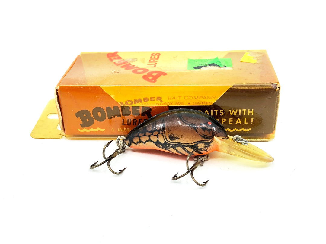 Bomber Model A 5A, XC4 Dark Brown Crawdad/Orange Belly Color Screwtail Model