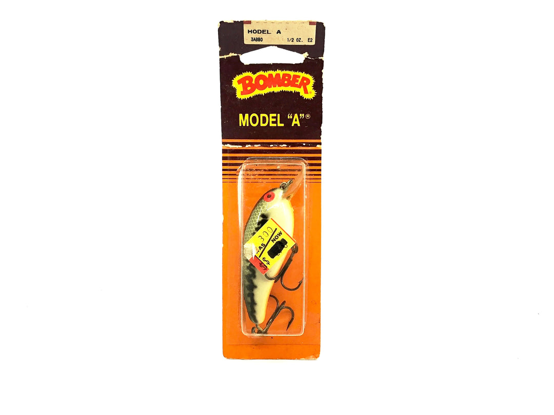 Bomber Model A 3A, BBO Baby Bass Orange Belly Color Screwtail Model on Card