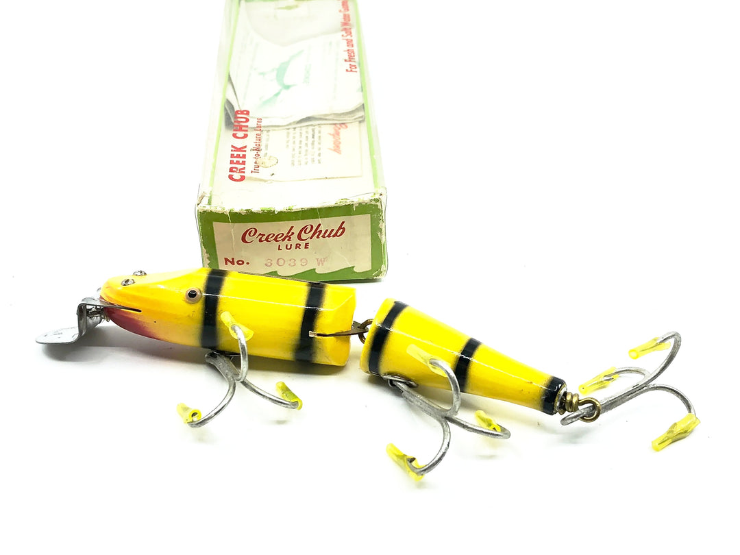 Creek Chub Jointed Husky Pikie 3000, Tiger Stripe Color 3039W w/Box, Special Order