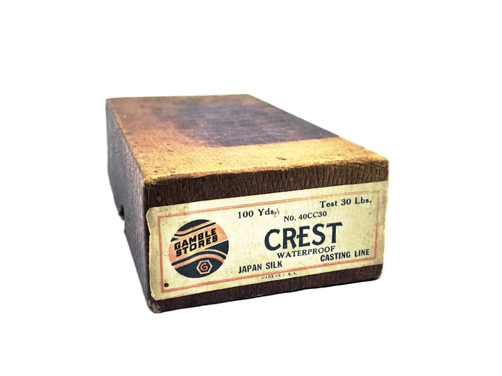 Gamble Stores No.40CC30 Crest Water Proof Japan Silk Casting Line w/Box