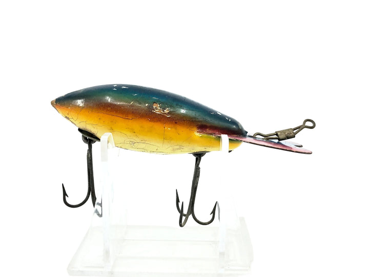Wooden Bomber 500 Series, #17 Rainbow Color - Early, No Eye
