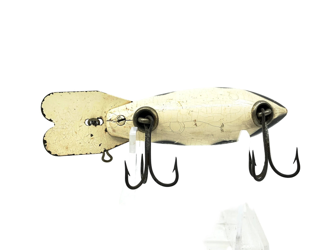 Wooden Bomber 500 Series, #08 White/Black Shadow Stripe Color