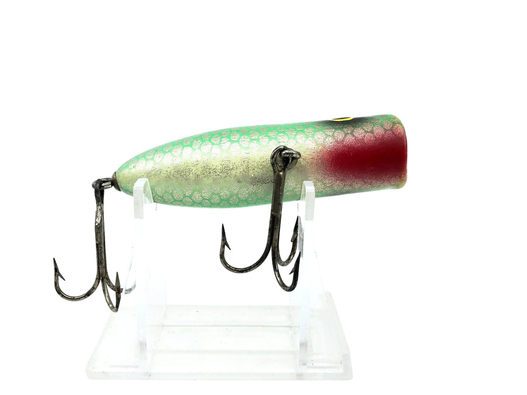 Unknown Vintage Wobbler Bait, Green Scale