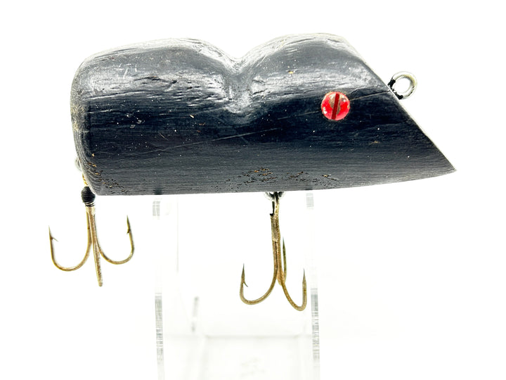 Alzbaits Al Tumas Chunk Bait Huge Black Mouse Musky Lure-Tough