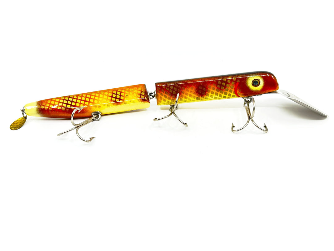Alzbaits Al Tumas Jointed Musky Lure Musky Golden Perch Color-SIGNED-TOUGH!
