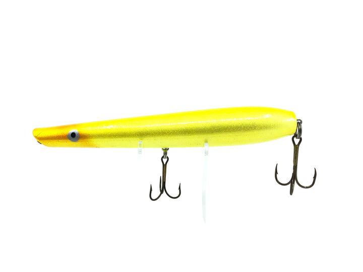 Unknown Musky Pencil Popper, Yellow/Gold Color