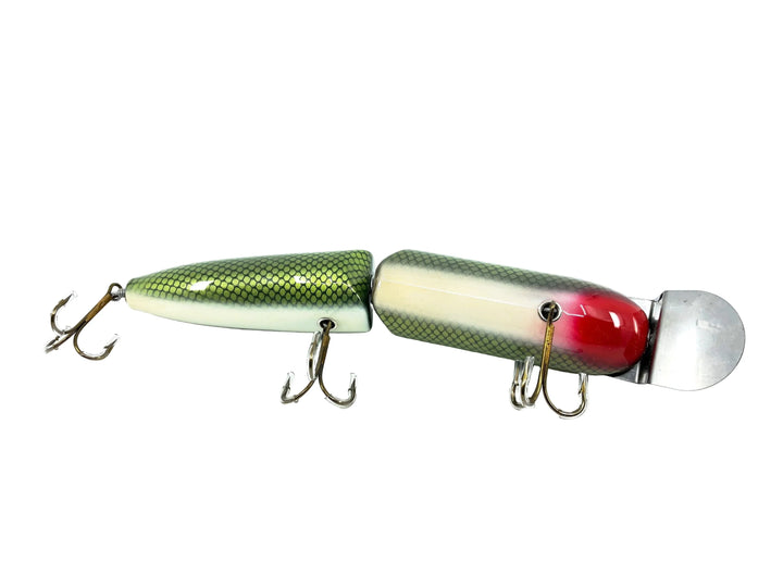 Musky Dan (XXX Lures) Giant Vamp 12", Green Scale Color