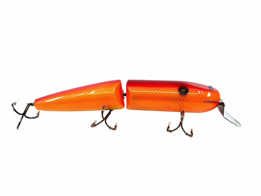 Musky Dan (XXX Lures) Giant Jointed Pikie 12", Goldfish Scale Color