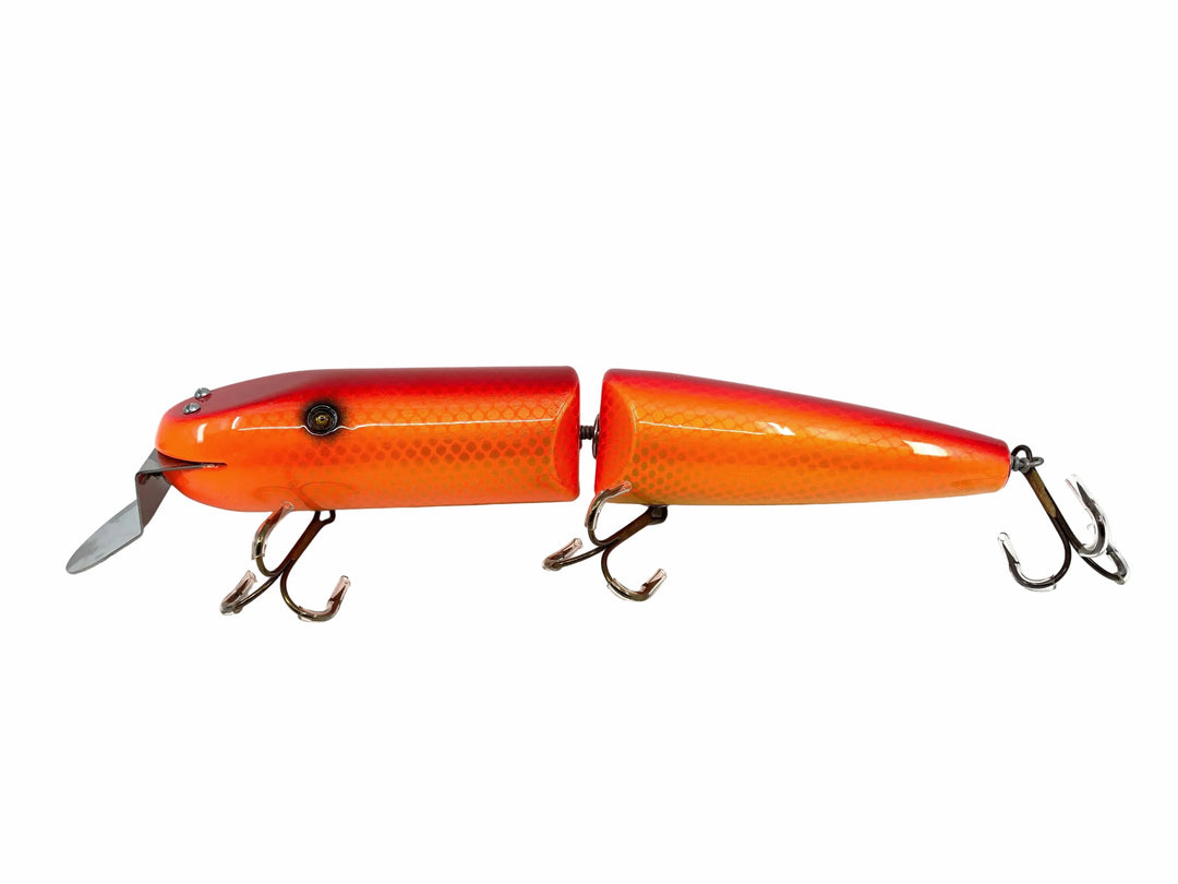 Musky Dan (XXX Lures) Giant Jointed Pikie 12", Goldfish Scale Color