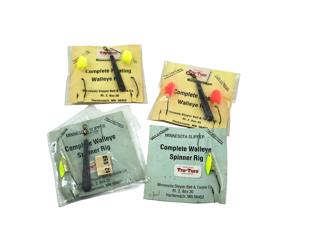 Minnesota Slipper Vintage Walleye Rig 4 Pack