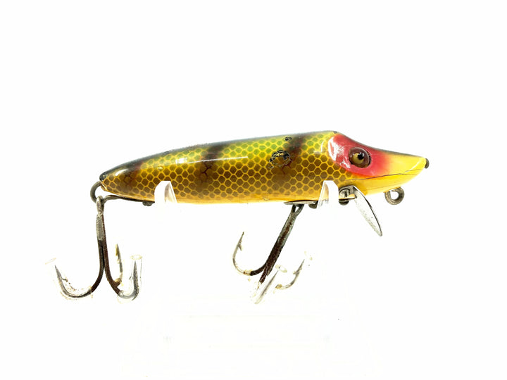 Heddon Wooden Baby Vamp 7400, 9L Perch Color - L-Rig Hardware