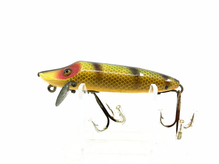 Heddon Wooden Baby Vamp 7400, 9L Perch Color - L-Rig Hardware