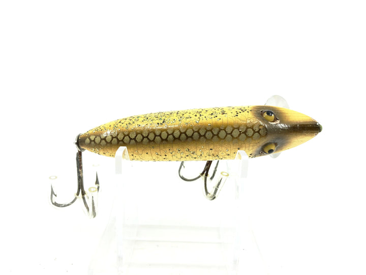 Heddon Wooden Baby Vamp 7400, SS Silver Flitter Color