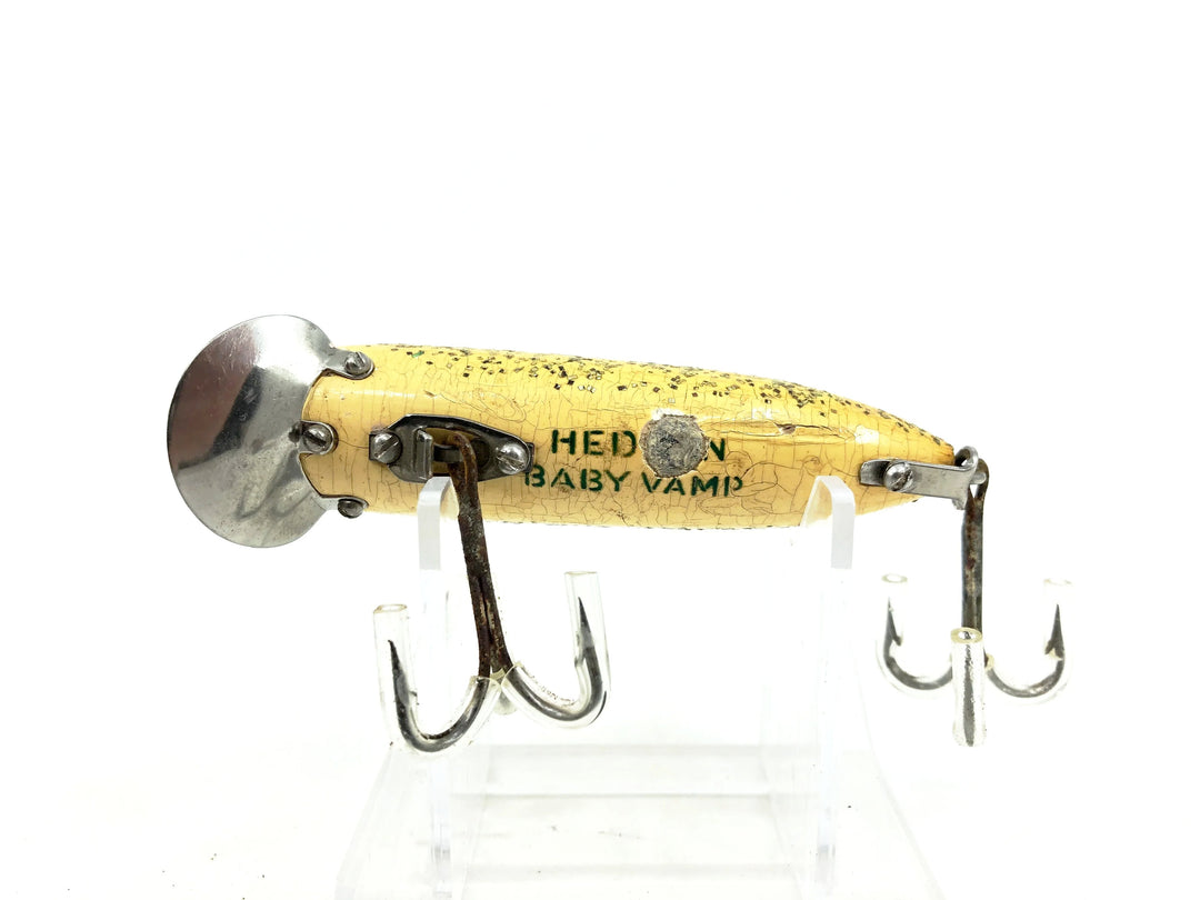 Heddon Wooden Baby Vamp 7400, SS Silver Flitter Color