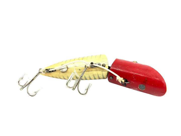 Heddon King Zig Wag 8360, 9PLXRRH Pearl Shore/Red Head Color