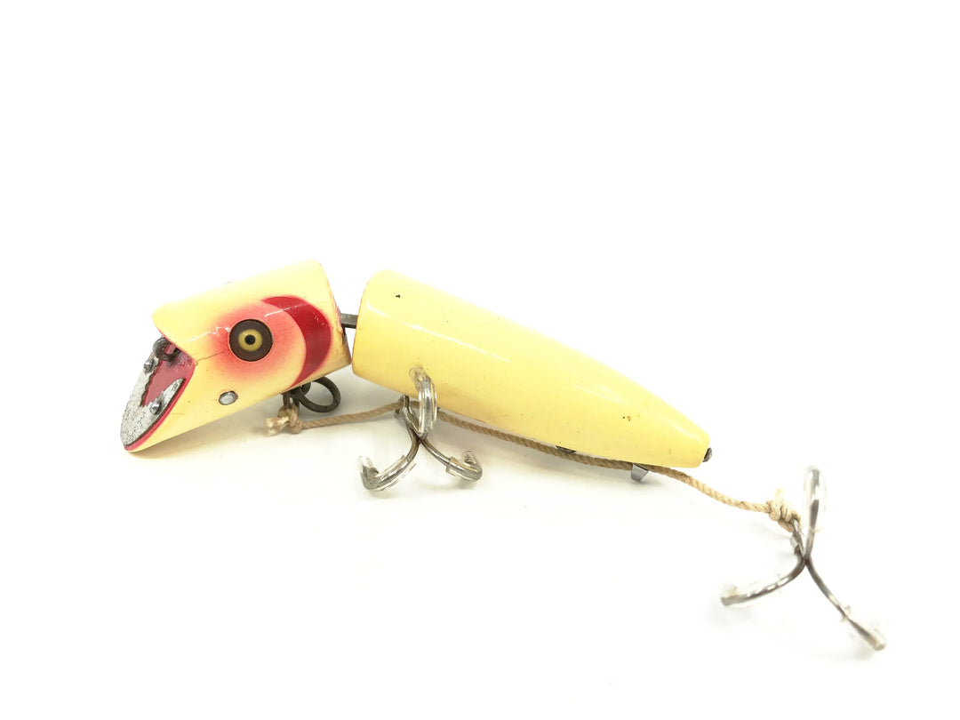 Heddon King Zig Wag 8350 2M, White Red Gills Color