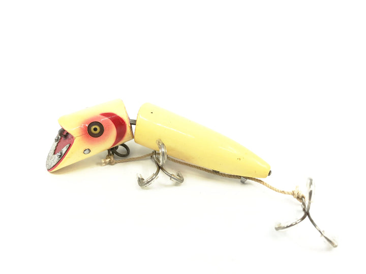 Heddon King Zig Wag 8350 2M, White Red Gills Color