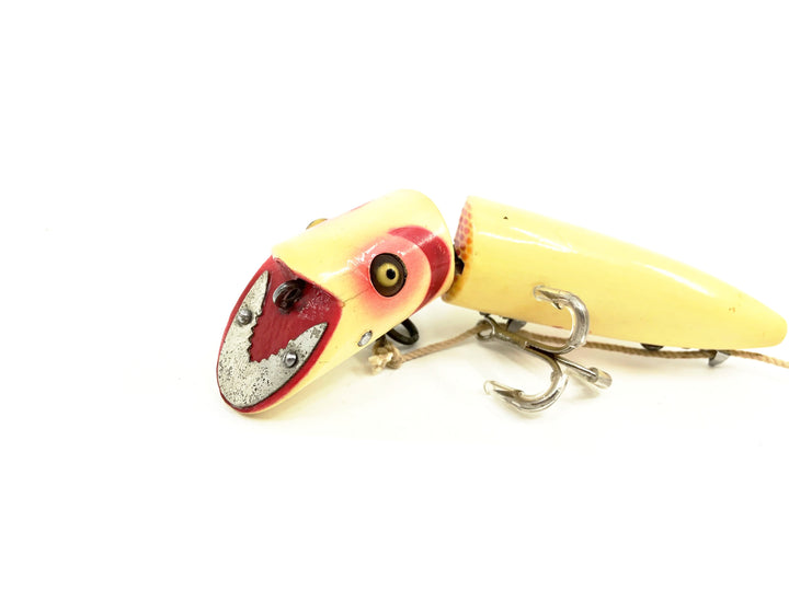 Heddon King Zig Wag 8350 2M, White Red Gills Color