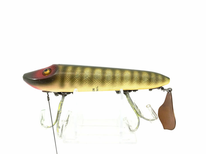 Heddon Musky Flaptail Vamp #7059R, Natural Scale Color - Very Good Condition