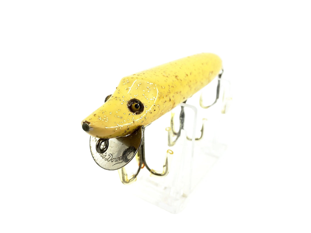 Heddon Vamp 7500, #08 White/Gold Specks Color - L-Rig