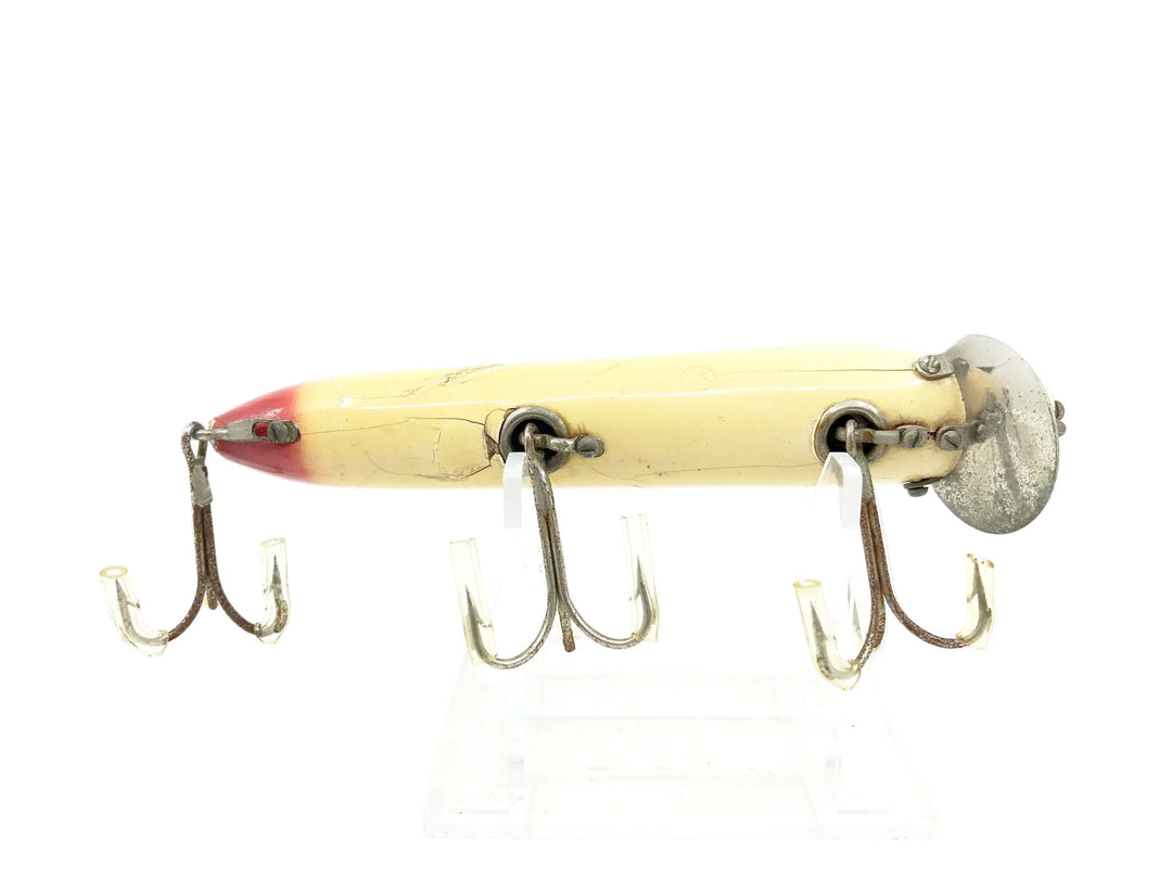 Heddon Vamp 7500 RET, Red Eye & Tail/White Color
