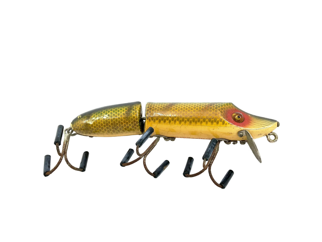 Heddon Jointed Vamp 7309L Perch Color - Very Good Condition L-Rig