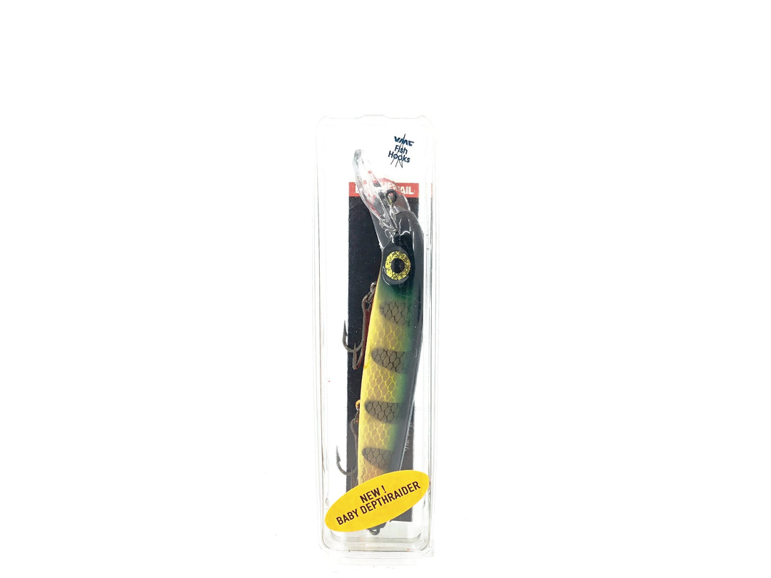 Joe Bucher Tackle Co. Buchertail Baby Depth Raider 6", Natural Perch Color New on Card