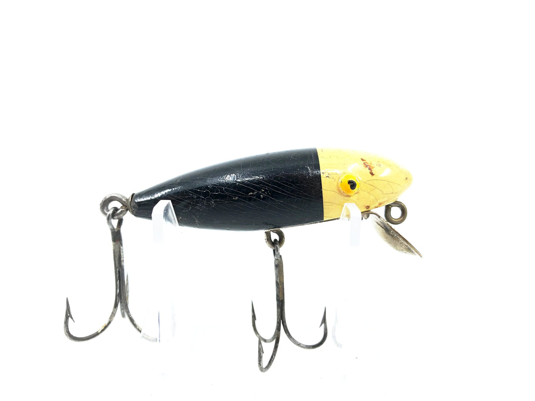South Bend Best-O-Luck Weighted Wobbler 941, BWH Black/White Head Color