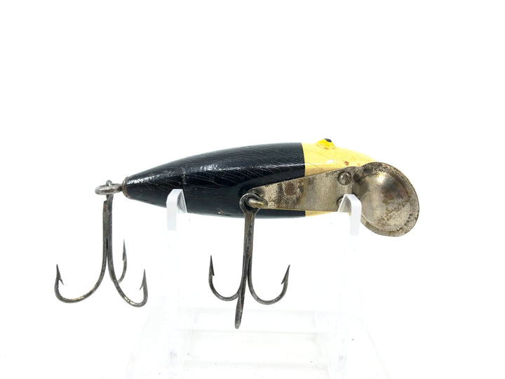 South Bend Best-O-Luck Weighted Wobbler 941, BWH Black/White Head Color