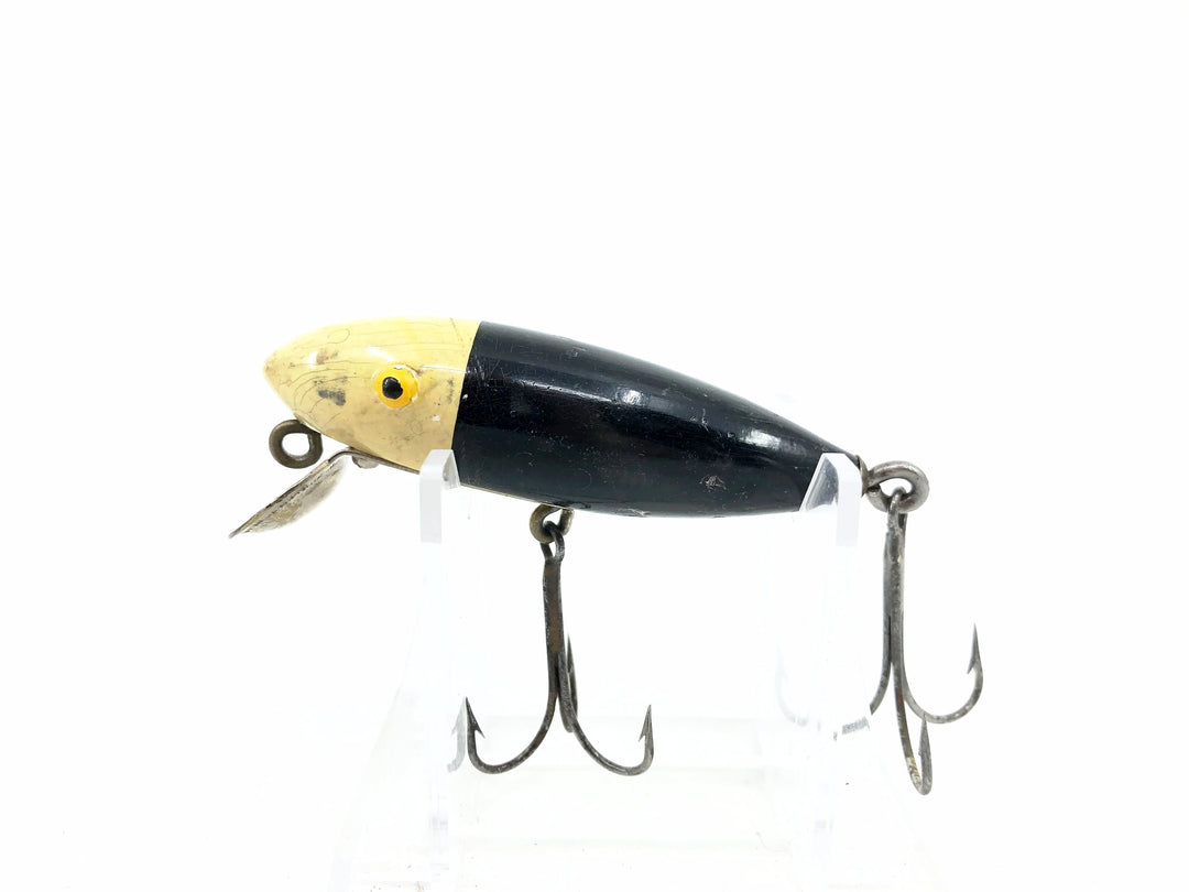 South Bend Best-O-Luck Weighted Wobbler 941, BWH Black/White Head Color