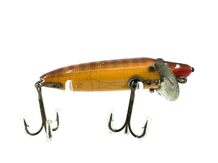 Heddon Wooden Baby Vamp 7400, 9R Natural Scale Color