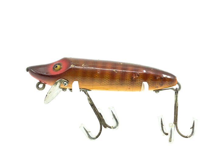 Heddon Wooden Baby Vamp 7400, 9R Natural Scale Color