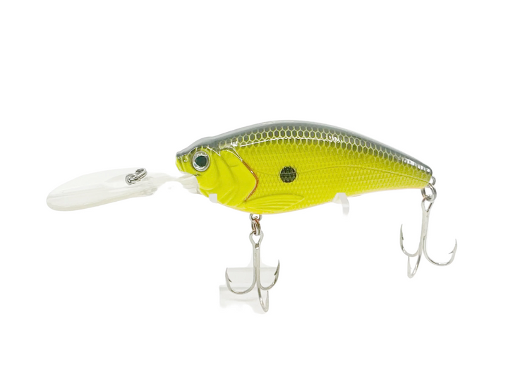 Bass Pro XPS Static Shad Crankbait, Green Black Back Color